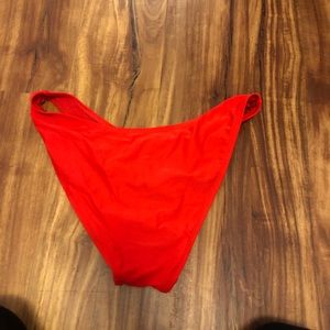 red swim bottoms